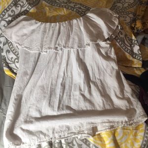 XXL white off the shoulder